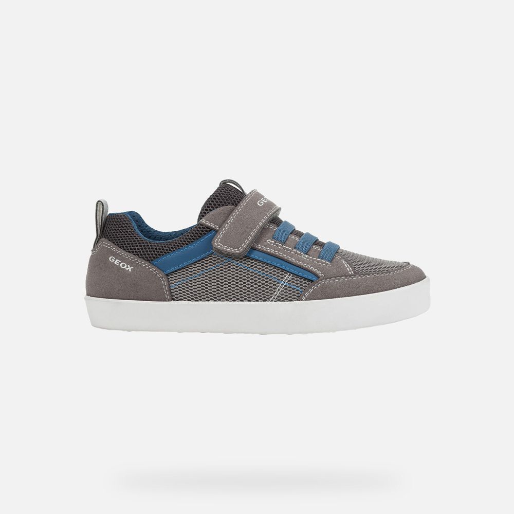 Geox Sneakers Grey Kilwi - Geox Boys Shoes - RKCFEL861